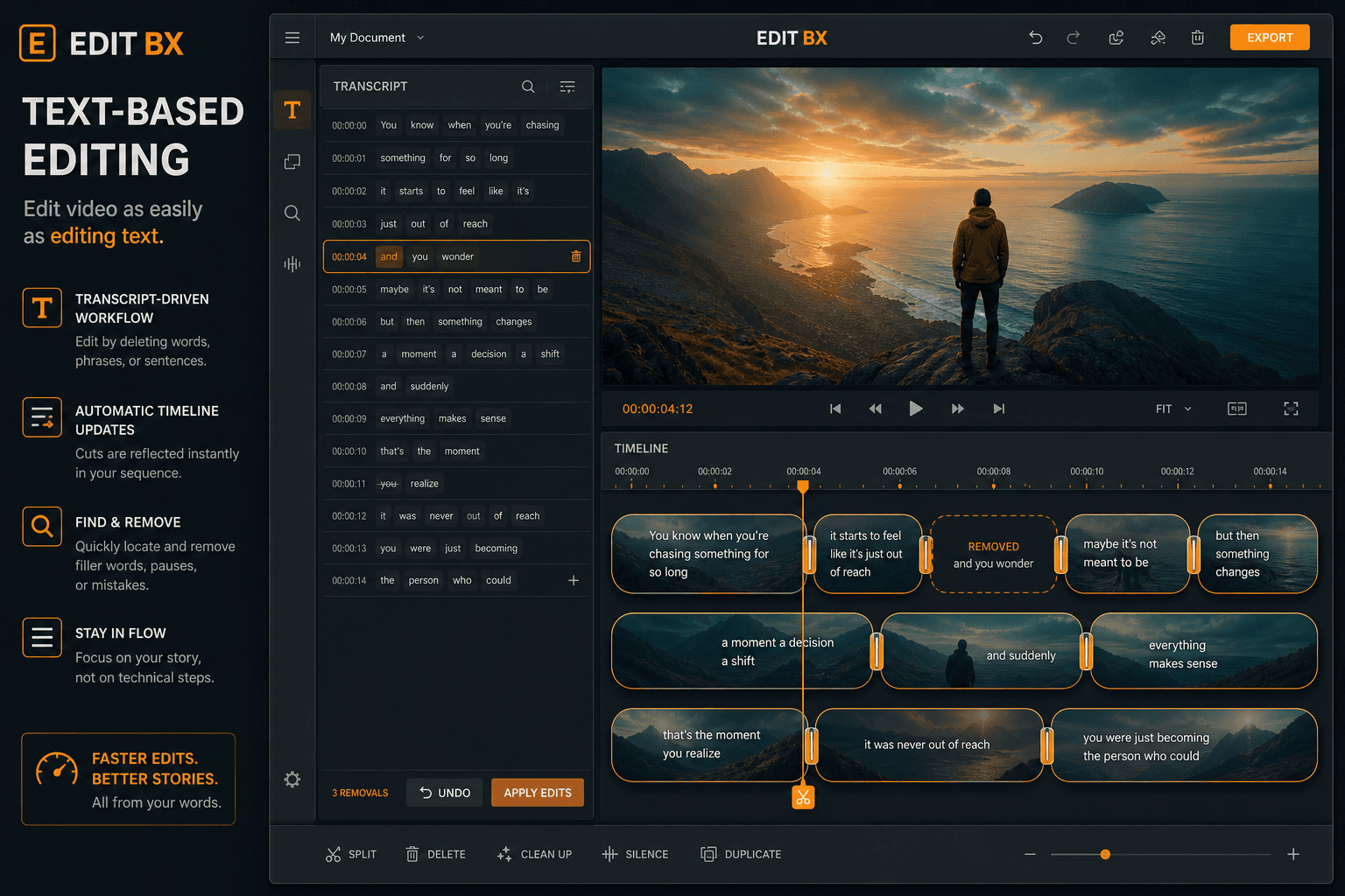 Text-Based Editing
