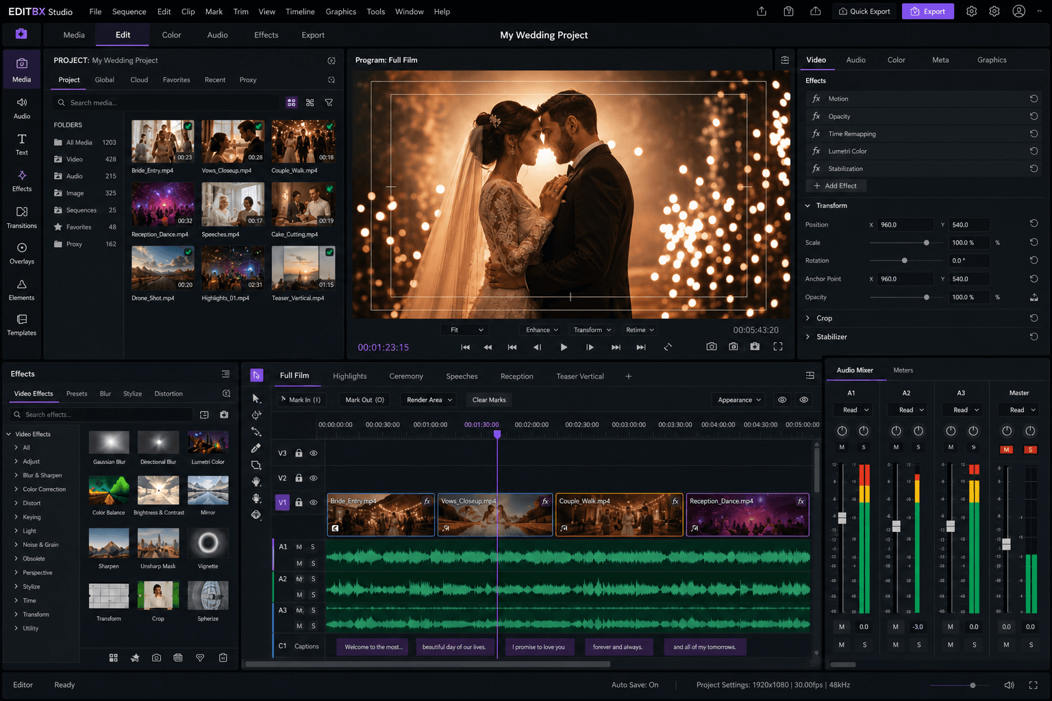 EDITBX Studio Media Page